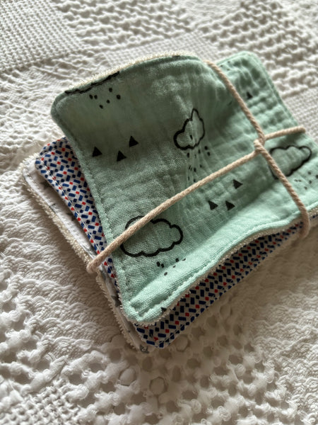 Débarbouillettes bébé x 3